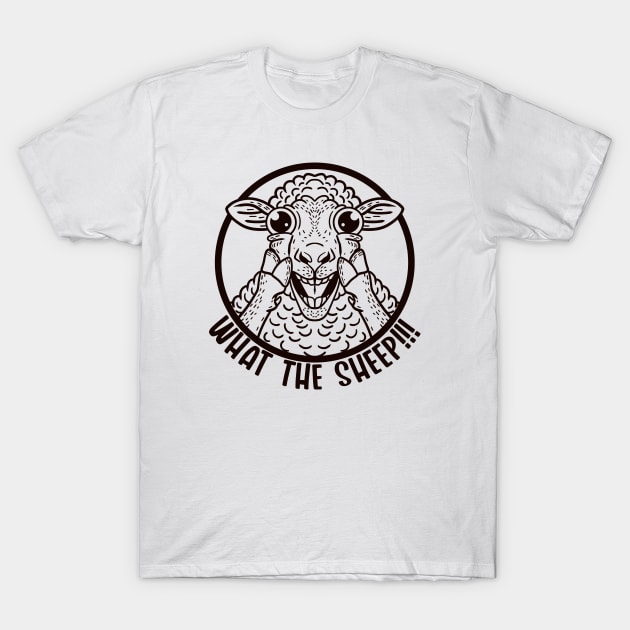 What the Sheep Lineal T-Shirt by nickbeta